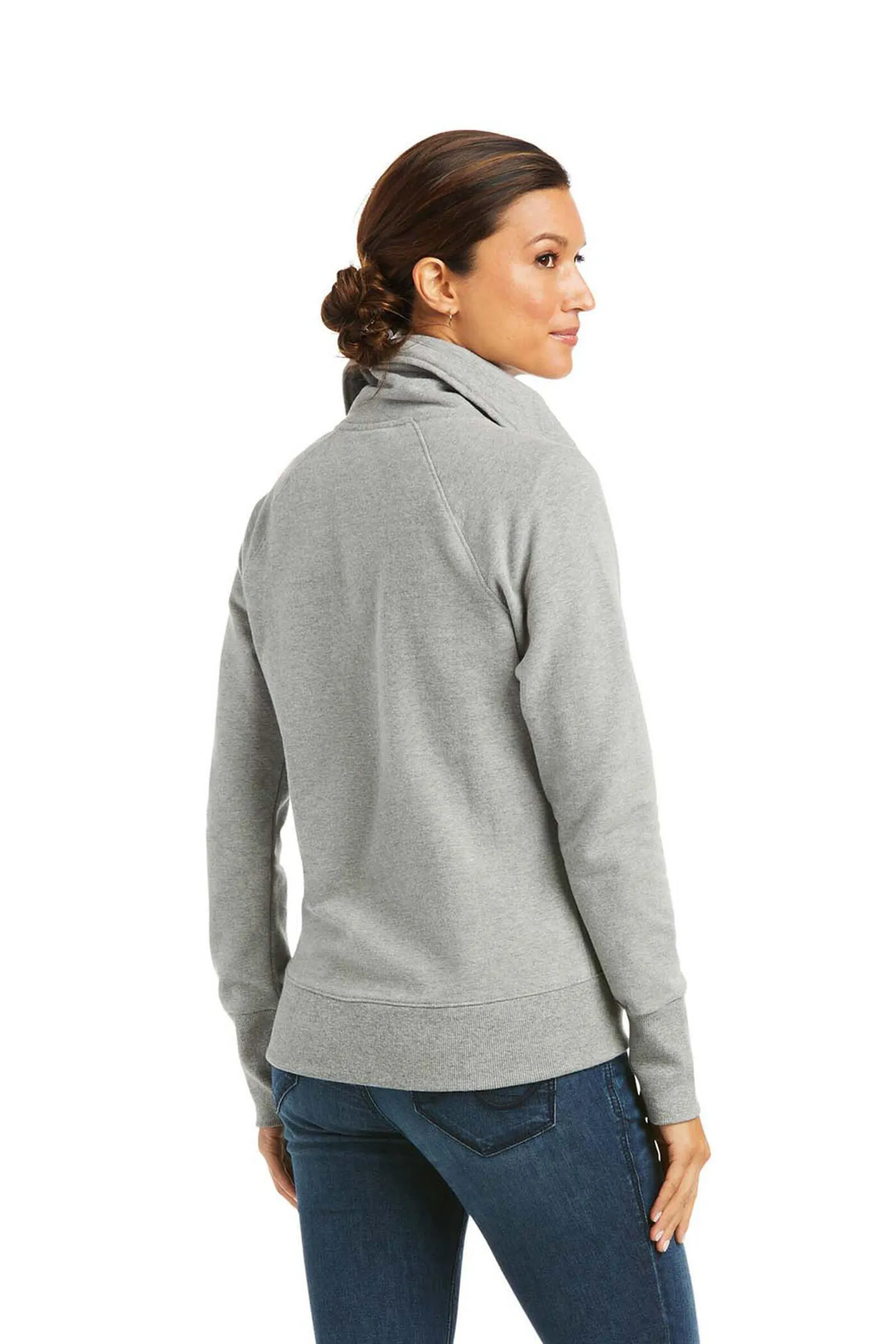 Ariat Sweat-shirt entièrement zippé avec logo de l'équipe