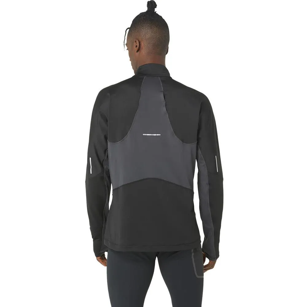 ASICS Winter Run 1/2 Zip Mid Layer PERFORMANCE BLACK/GRAPHITE GREY- Maillot à manches longues de Running Homme