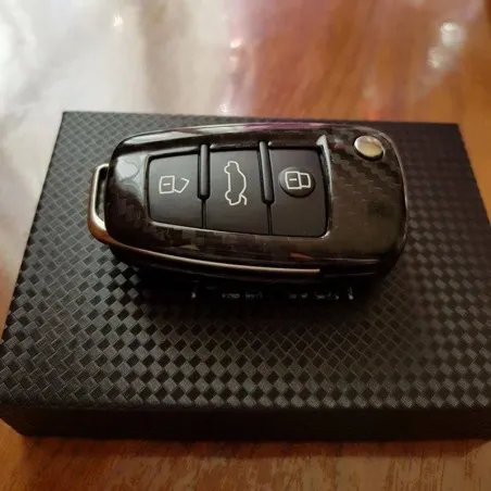 Audi RS Q3 Car Key Shell Carbon Fiber