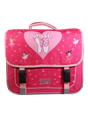 BAGTROTTER Cartable 38 cm Phileas Rose Danseuses - Rose