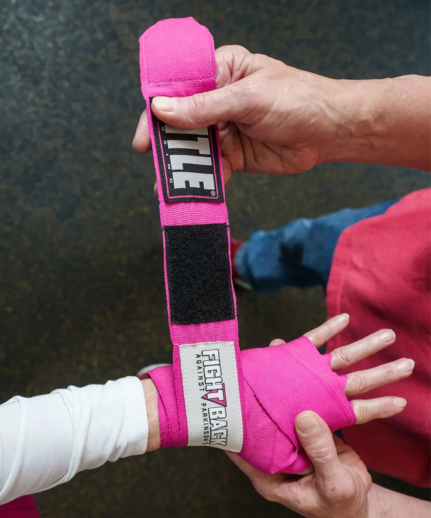 Bandes De Boxe Title Boxing - Rose- 4,5m