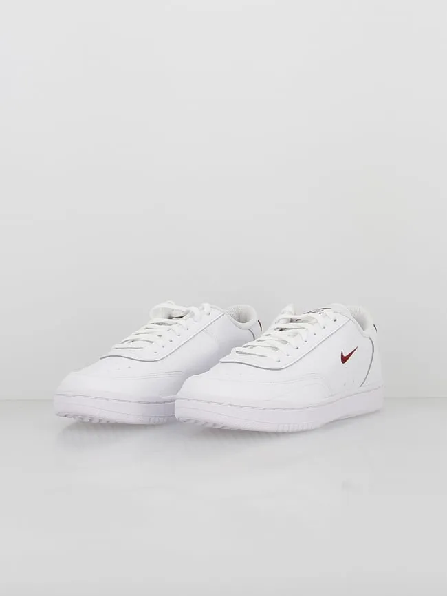 Baskets court vintage swoosh bordeaux blanc homme - Nike | wimod