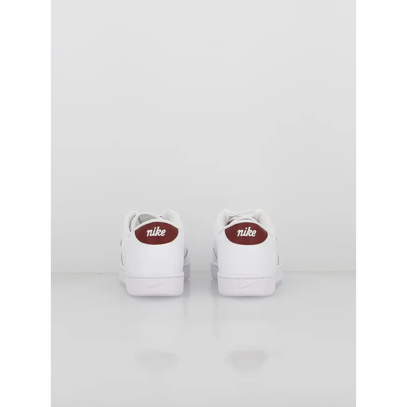 Baskets court vintage swoosh bordeaux blanc homme - Nike | wimod