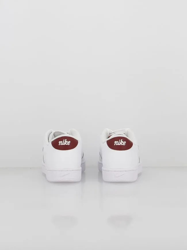 Baskets court vintage swoosh bordeaux blanc homme - Nike | wimod