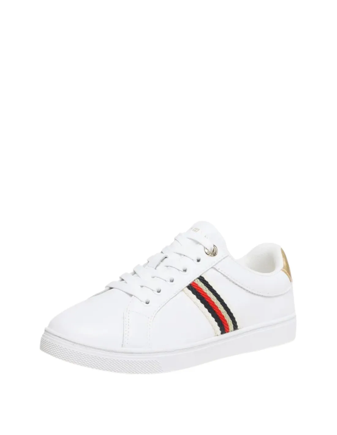 Baskets femme Tommy Hilfiger Ref 59098 YBS Blanc