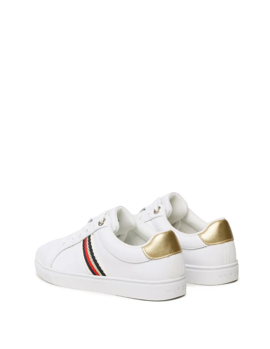 Baskets femme Tommy Hilfiger Ref 59098 YBS Blanc