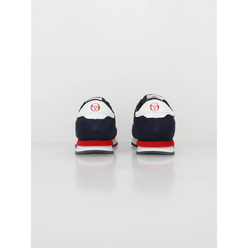 Baskets viareggio bleu marine rouge homme - Sergio Tacchini | wimod