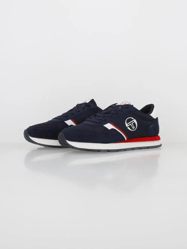 Baskets viareggio bleu marine rouge homme - Sergio Tacchini | wimod