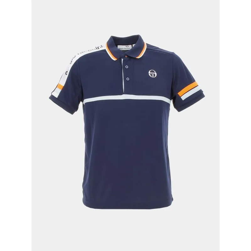 Baskets viareggio bleu marine rouge homme - Sergio Tacchini | wimod