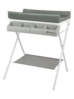 BEBECONFORT Baltic Table à langer et baignoire 2en 1, Pliable, De 0 à 12 mois (11kg), Gray Mist - Gris foncé