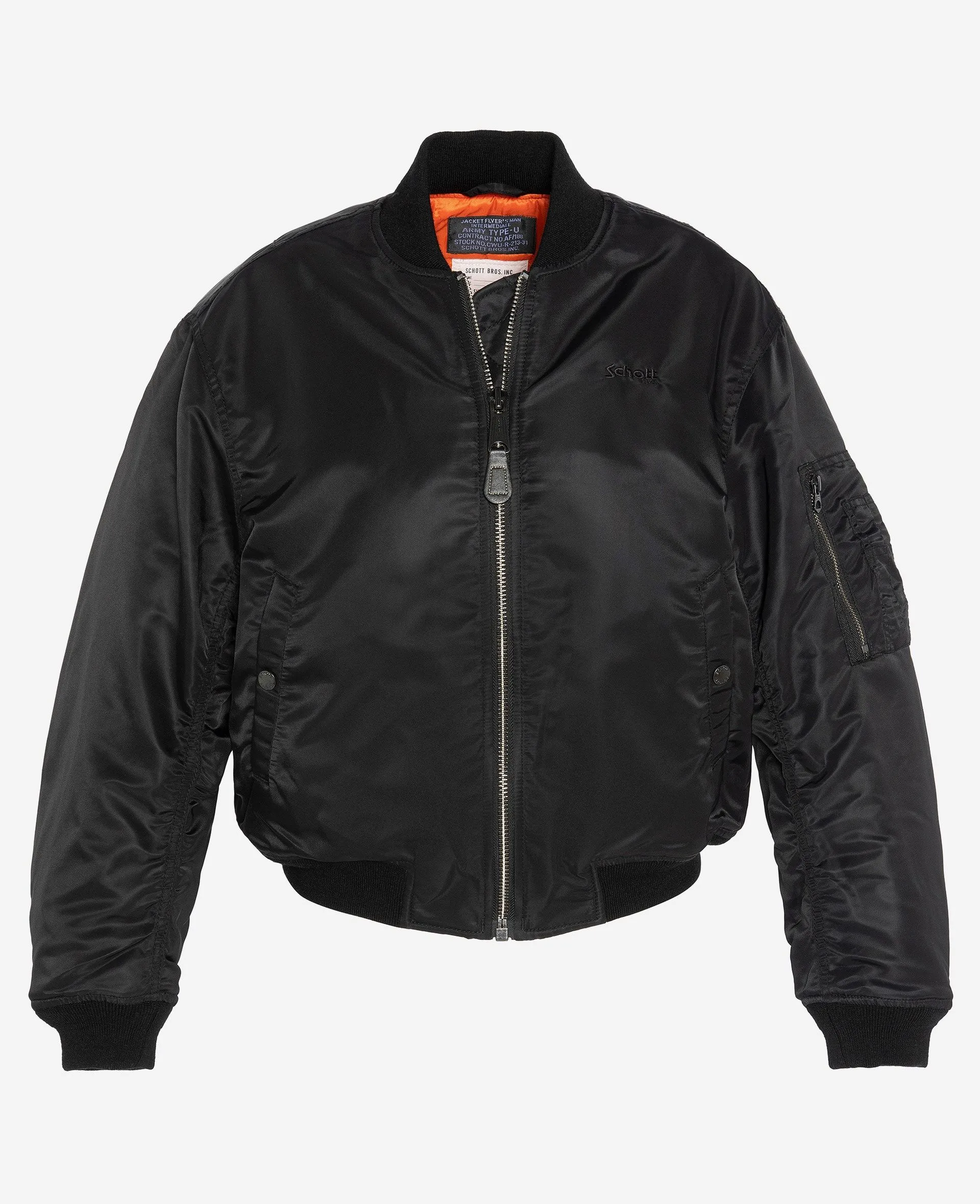 Blouson bomber coupe 90's en nylon recyclé