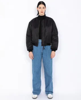 Blouson bomber coupe 90's en nylon recyclé