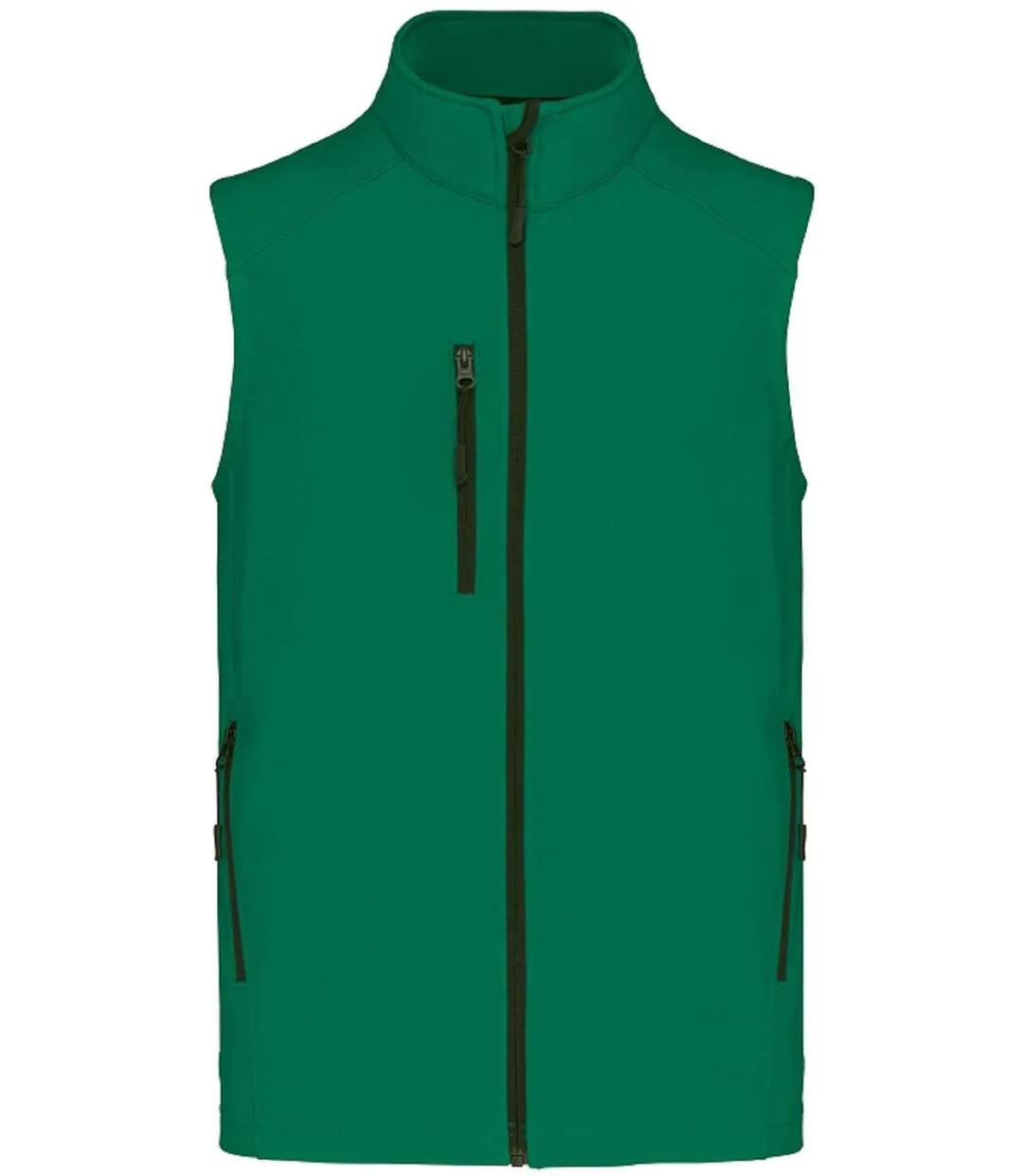 Bodywarmer softshell - gilet sans manches - K403 - vert kelly - Homme