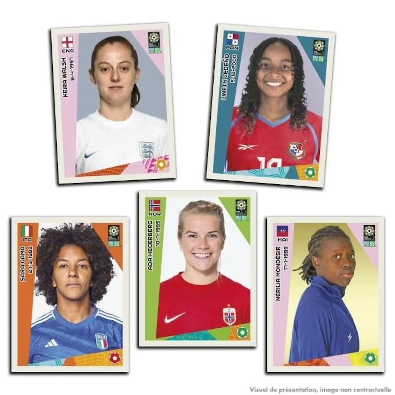 Boîte de 9 pochettes Coupe de monde féminine de la FIFA 2023™ - PANINI blanc - 