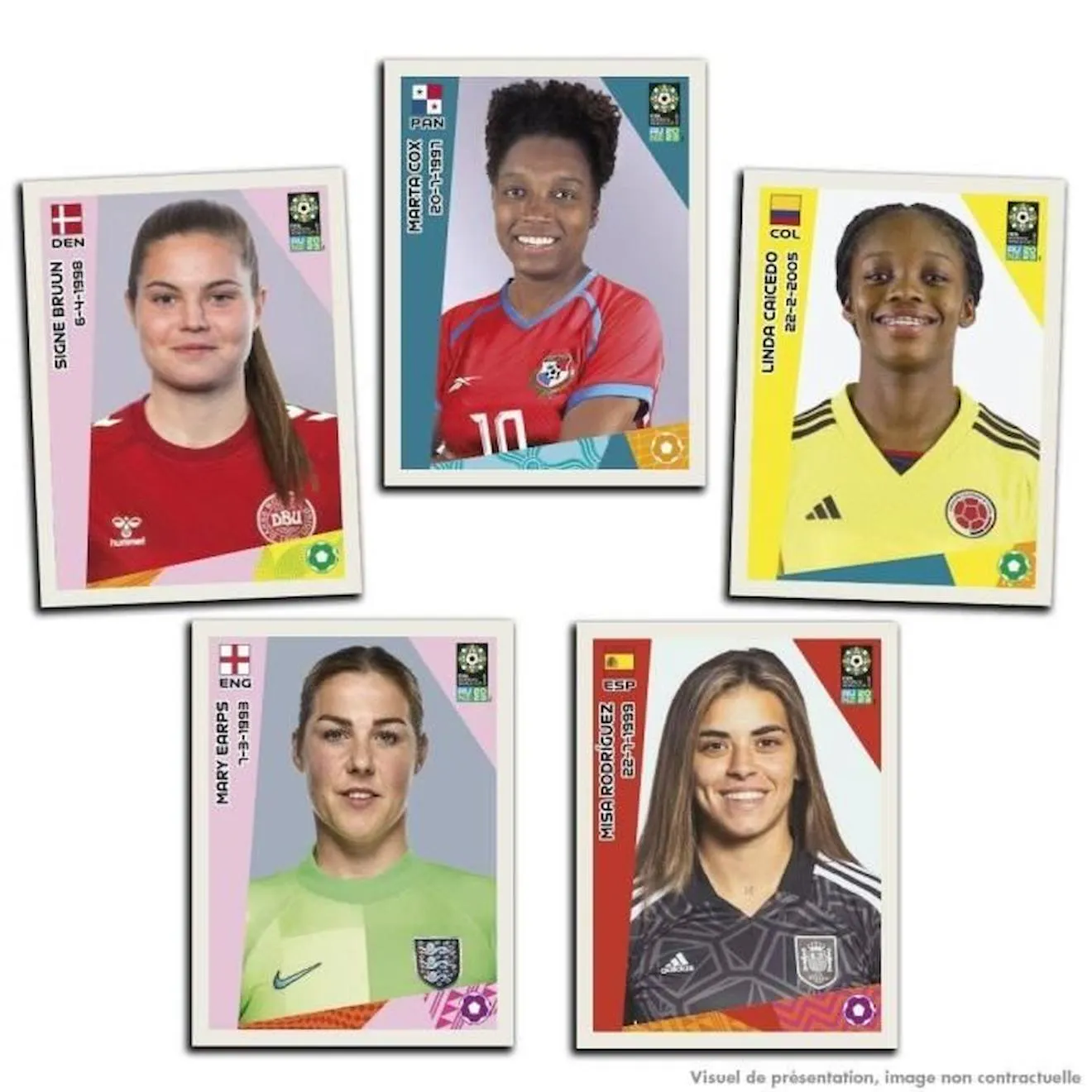 Boîte de 9 pochettes Coupe de monde féminine de la FIFA 2023™ - PANINI blanc - 