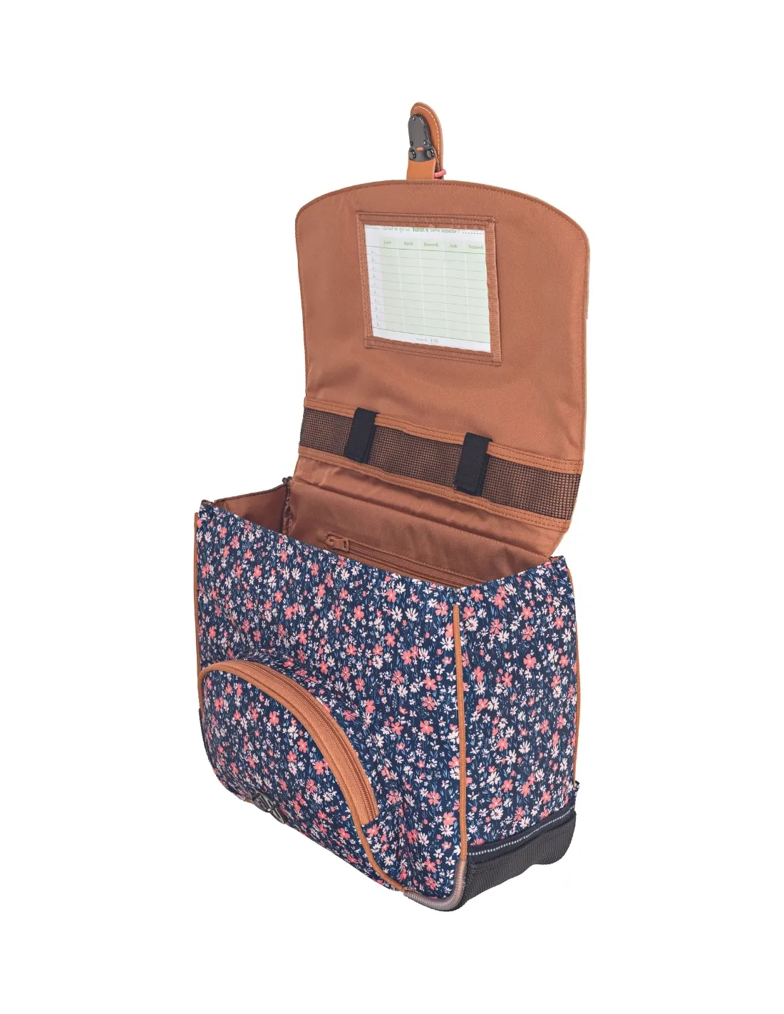 Cartable 35 Tann's Ava Ref 35269 Bleu Rose 35*27*14.5 cm