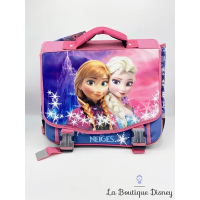 Cartable Anna Elsa La Reine des Neiges Disney Frozen Bagtrotter rose bleu sac à dos école