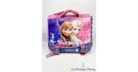 Cartable Anna Elsa La Reine des Neiges Disney Frozen Bagtrotter rose bleu sac à dos école