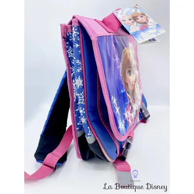 Cartable Anna Elsa La Reine des Neiges Disney Frozen Bagtrotter rose bleu sac à dos école