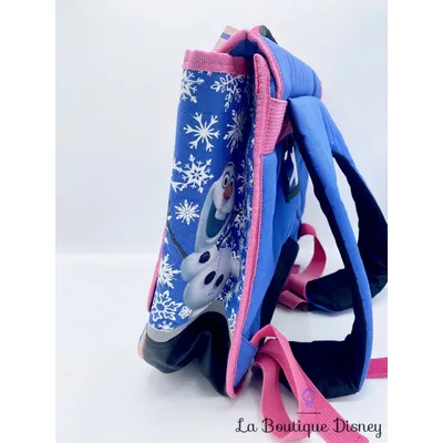 Cartable Anna Elsa La Reine des Neiges Disney Frozen Bagtrotter rose bleu sac à dos école