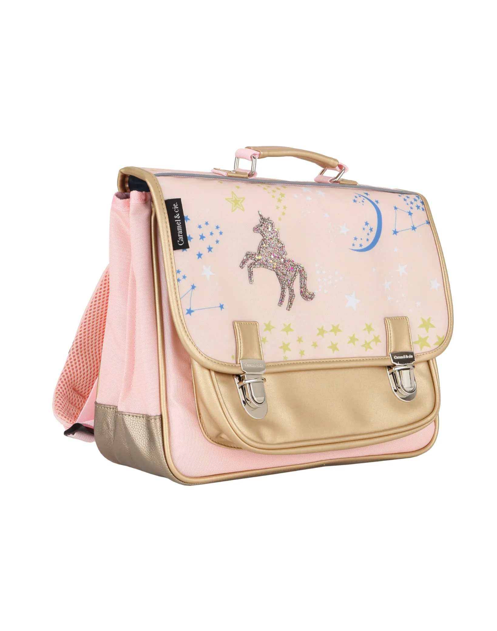 Cartable Moyen Constellation Rose