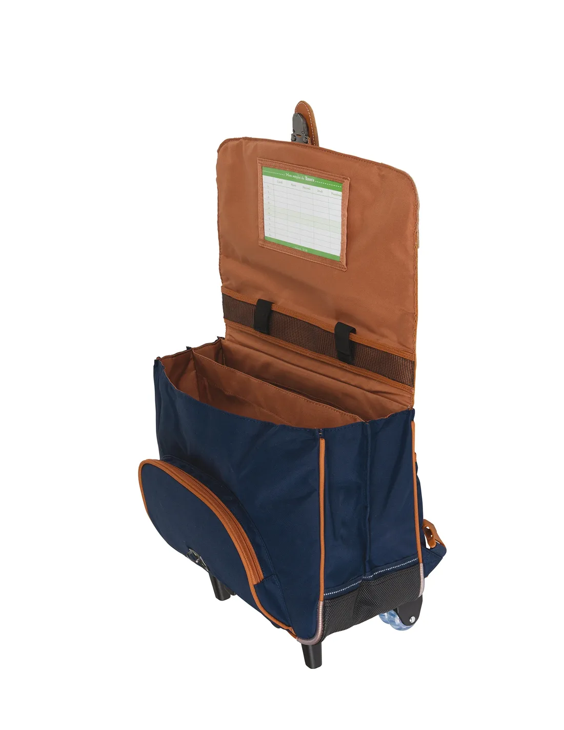 Cartable Trolley 38 TANN'S Uni Camille Ref 53624 Marine 38*29*15 cm