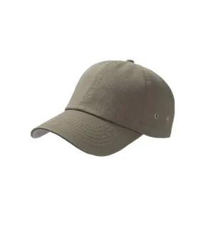 Casquette 6 panneaux action mixte olive Atlantis