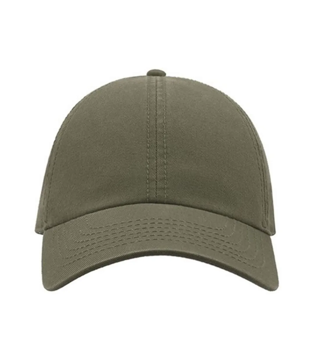 Casquette 6 panneaux action mixte olive Atlantis