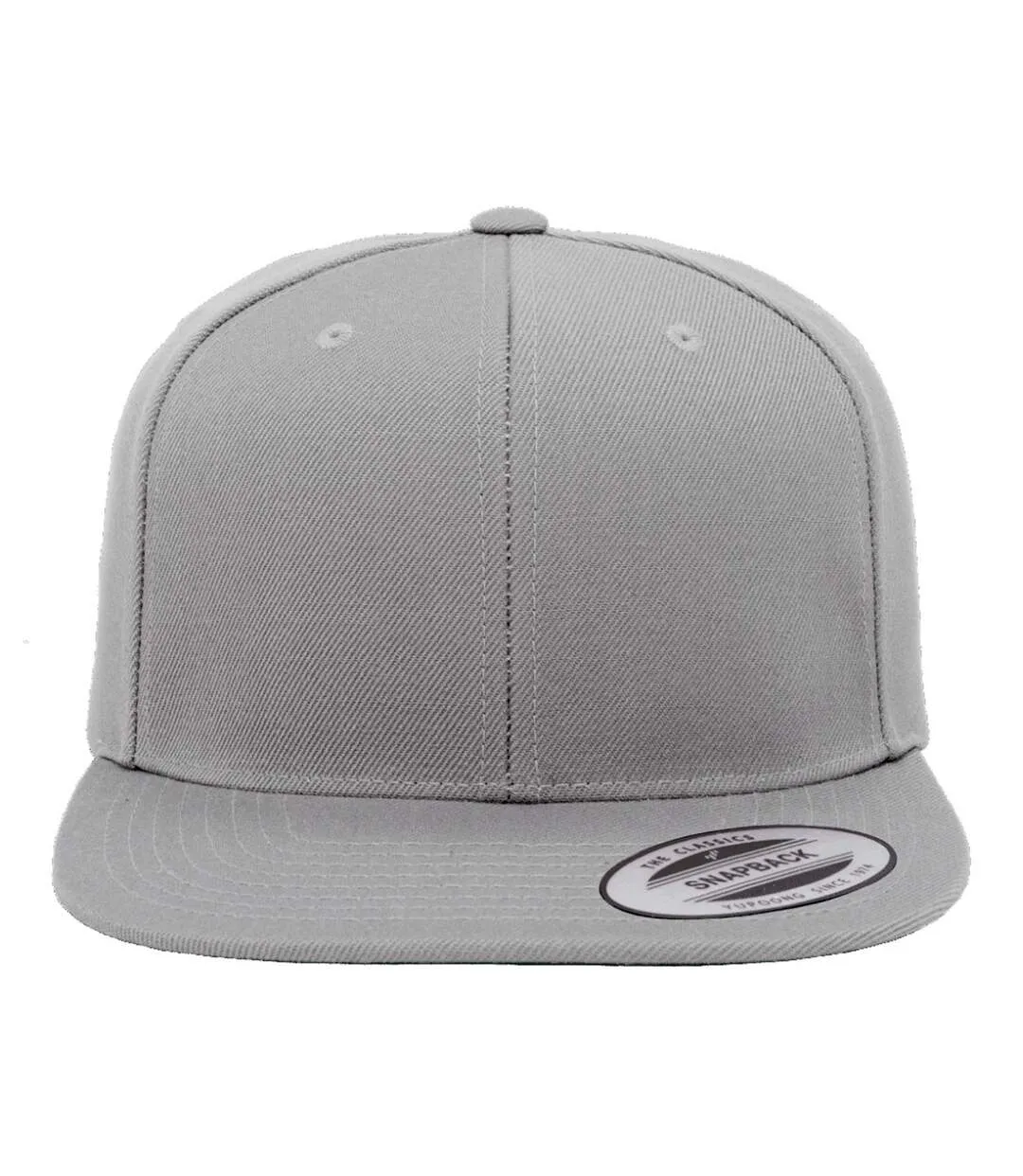 Casquette ajustable classique homme gris chiné Yupoong