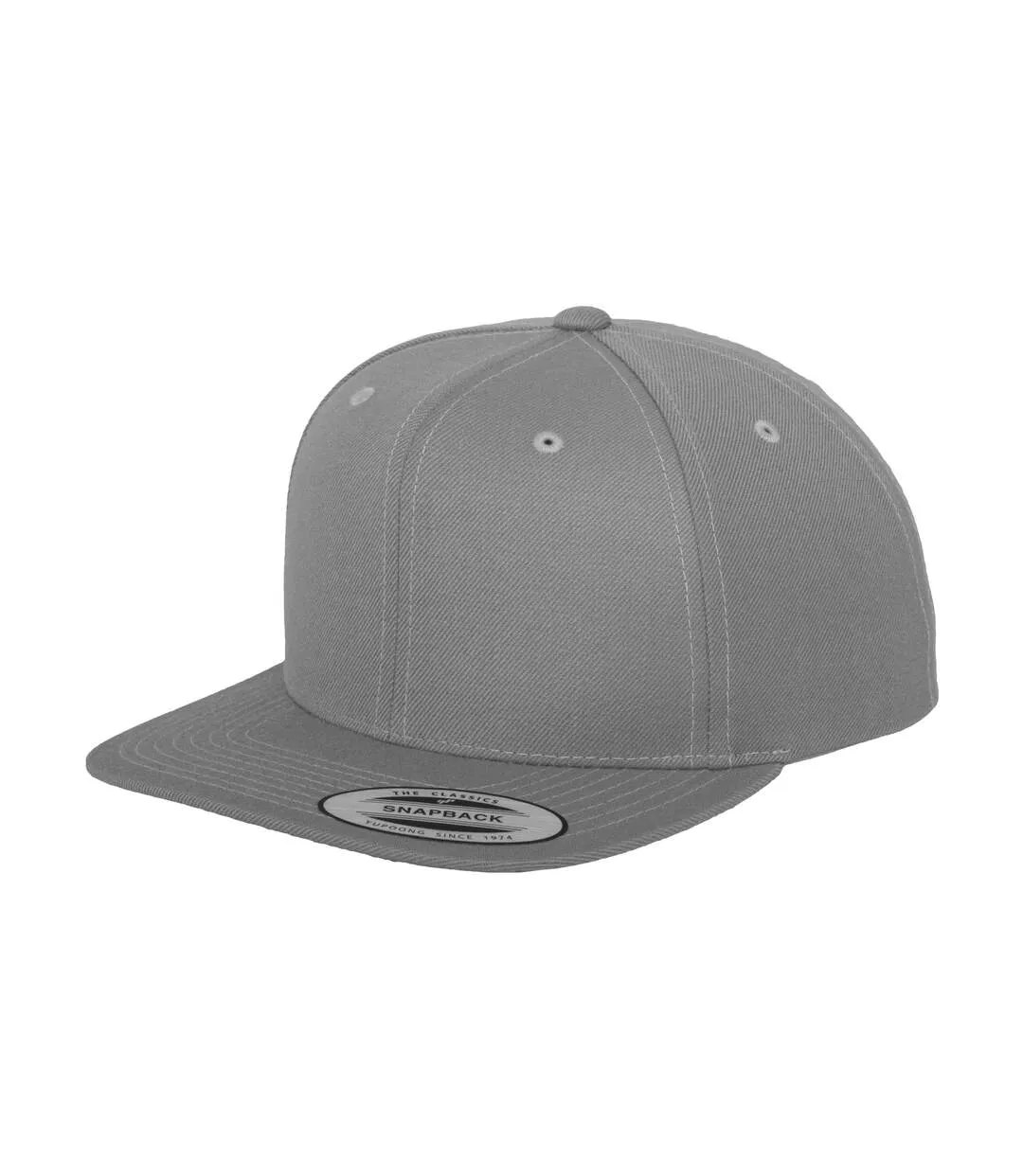 Casquette ajustable classique homme gris chiné Yupoong