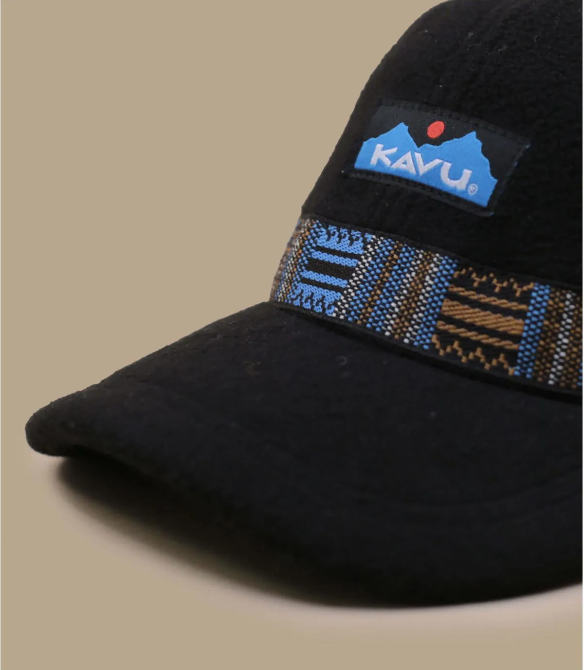 Casquette baseball noire polaire - Barr Creek black Kavu : Headict