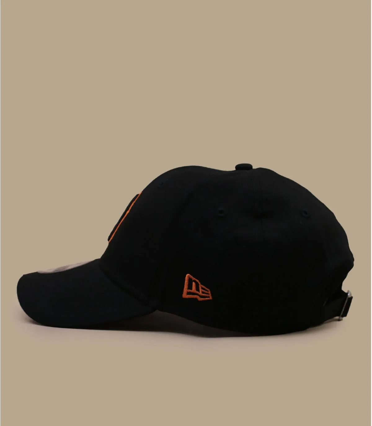 Casquette baseball NY noire orange - Casquette Team Outline 9Forty NY black orange New Era : Headict