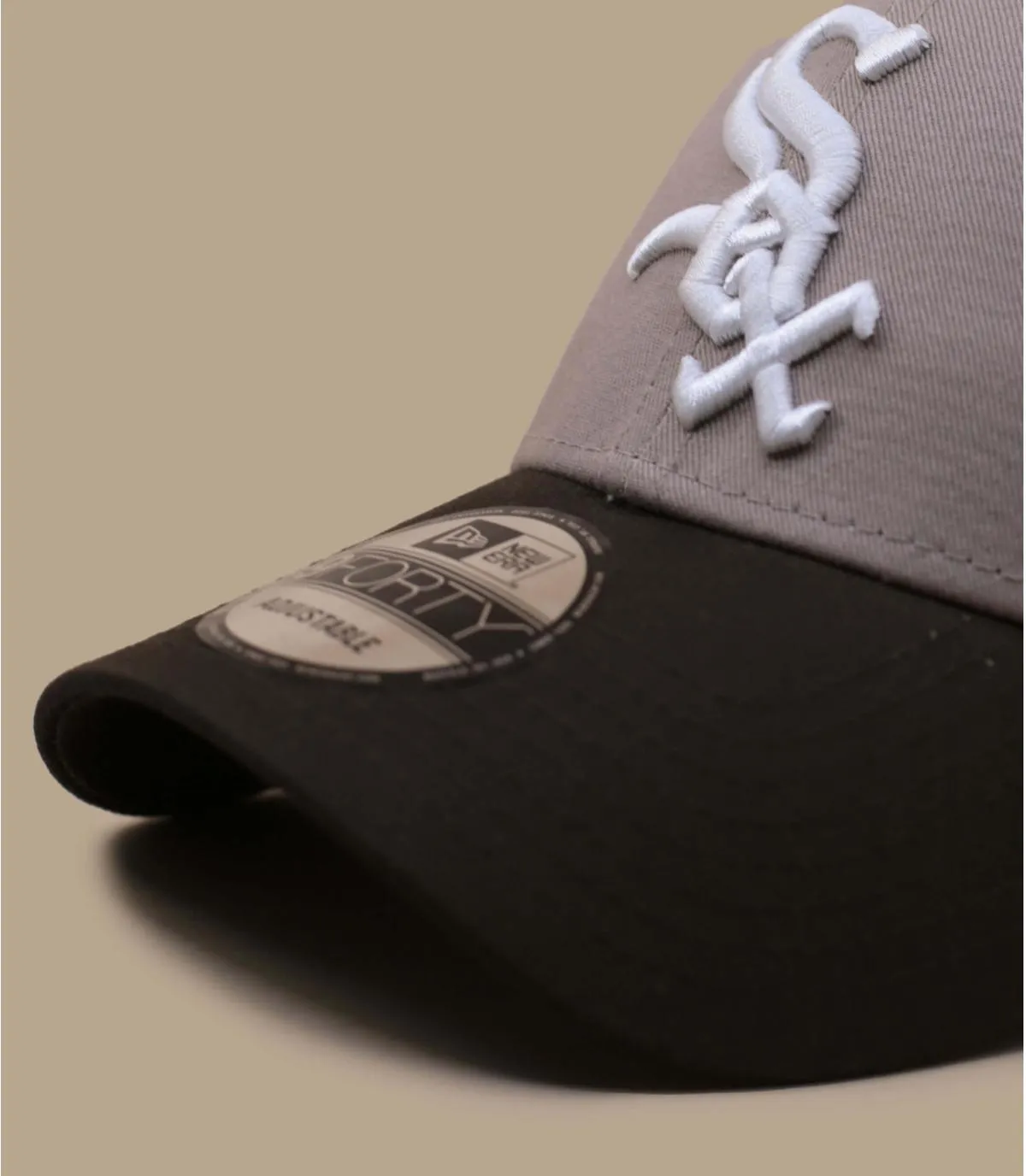 Casquette baseball Sox beige - Casquette Cooperstown Sox Neutral Patch 9Forty ash brown walnut New Era : Headict