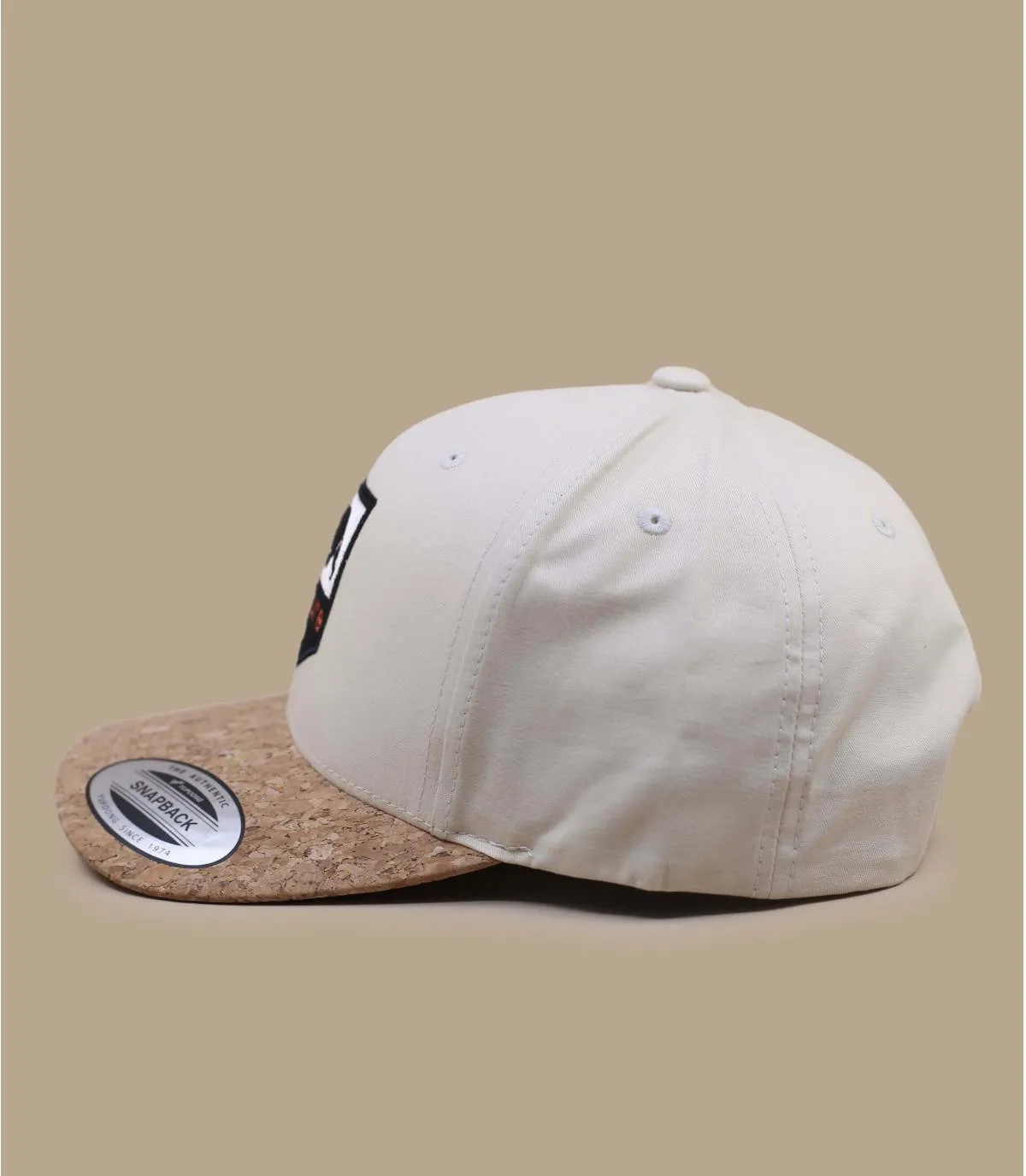 casquette curve beige - Wakopa wood ash Picture : Headict