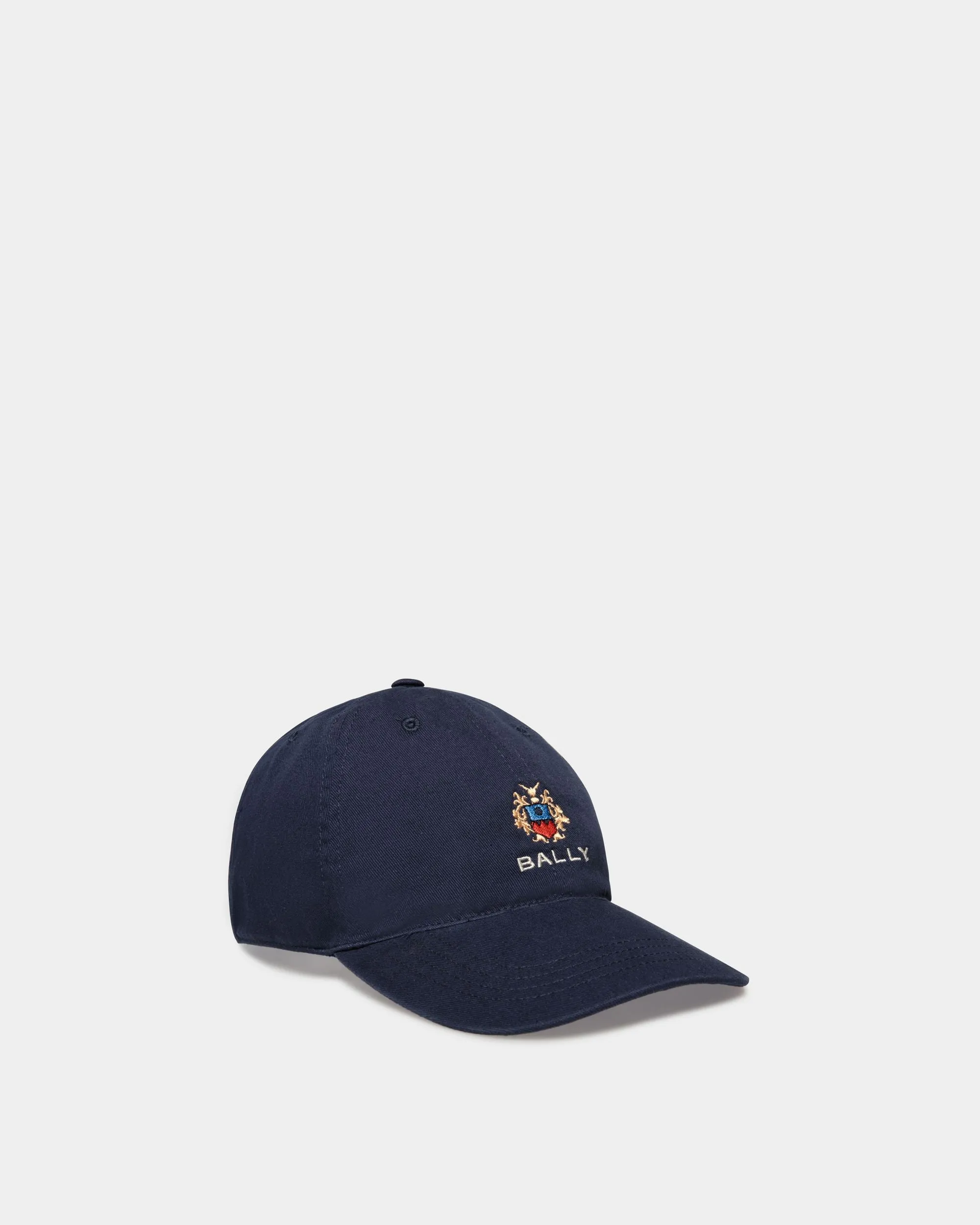 Casquette De Baseball En Coton Navy Blue