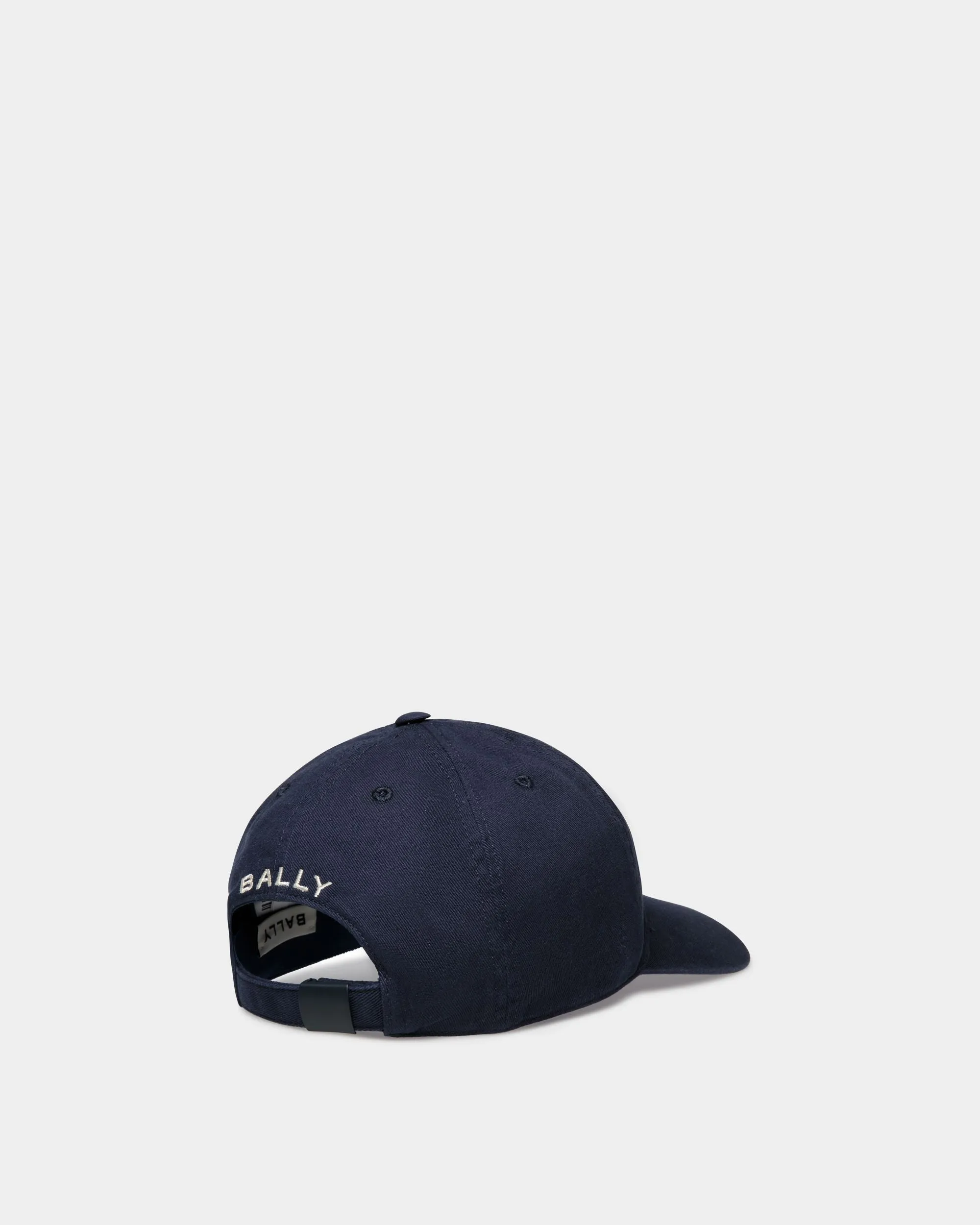 Casquette De Baseball En Coton Navy Blue