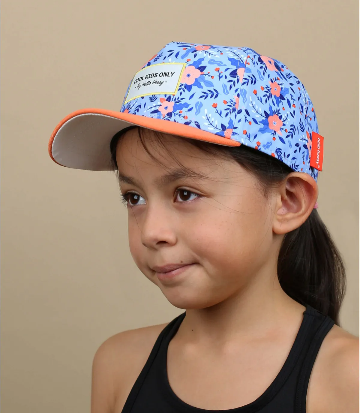 casquette enfant floral écoresponsable - Curve Champêtre Hello Hossy : Headict