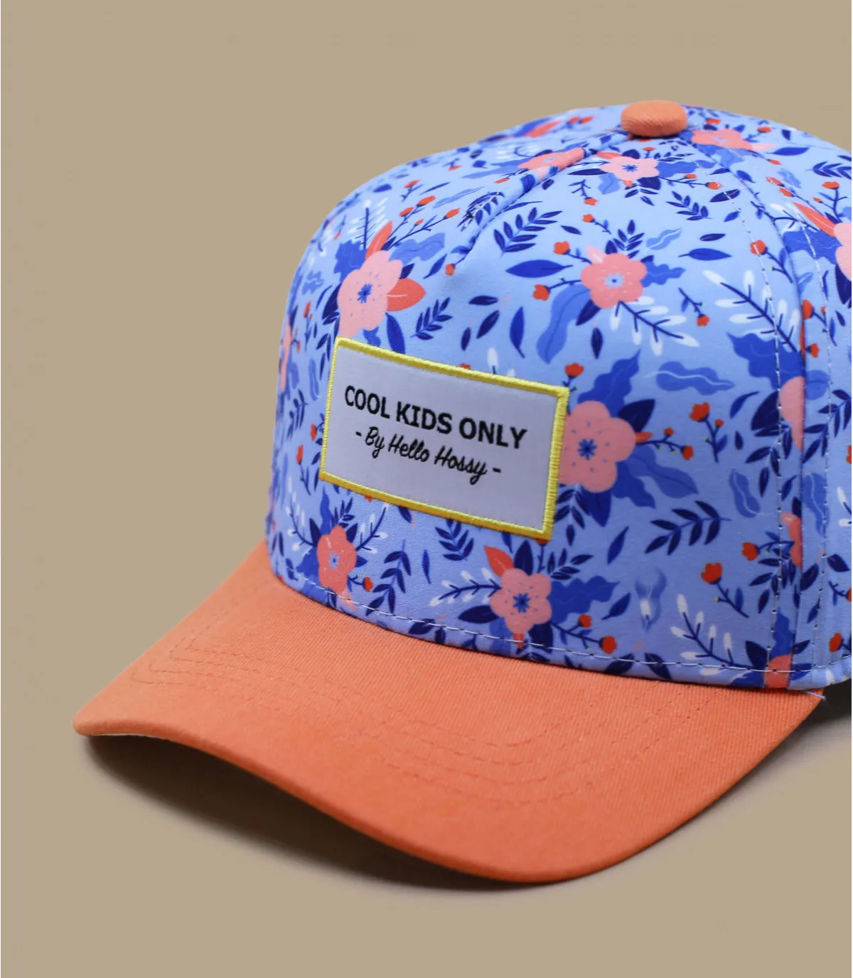 casquette enfant floral écoresponsable - Curve Champêtre Hello Hossy : Headict