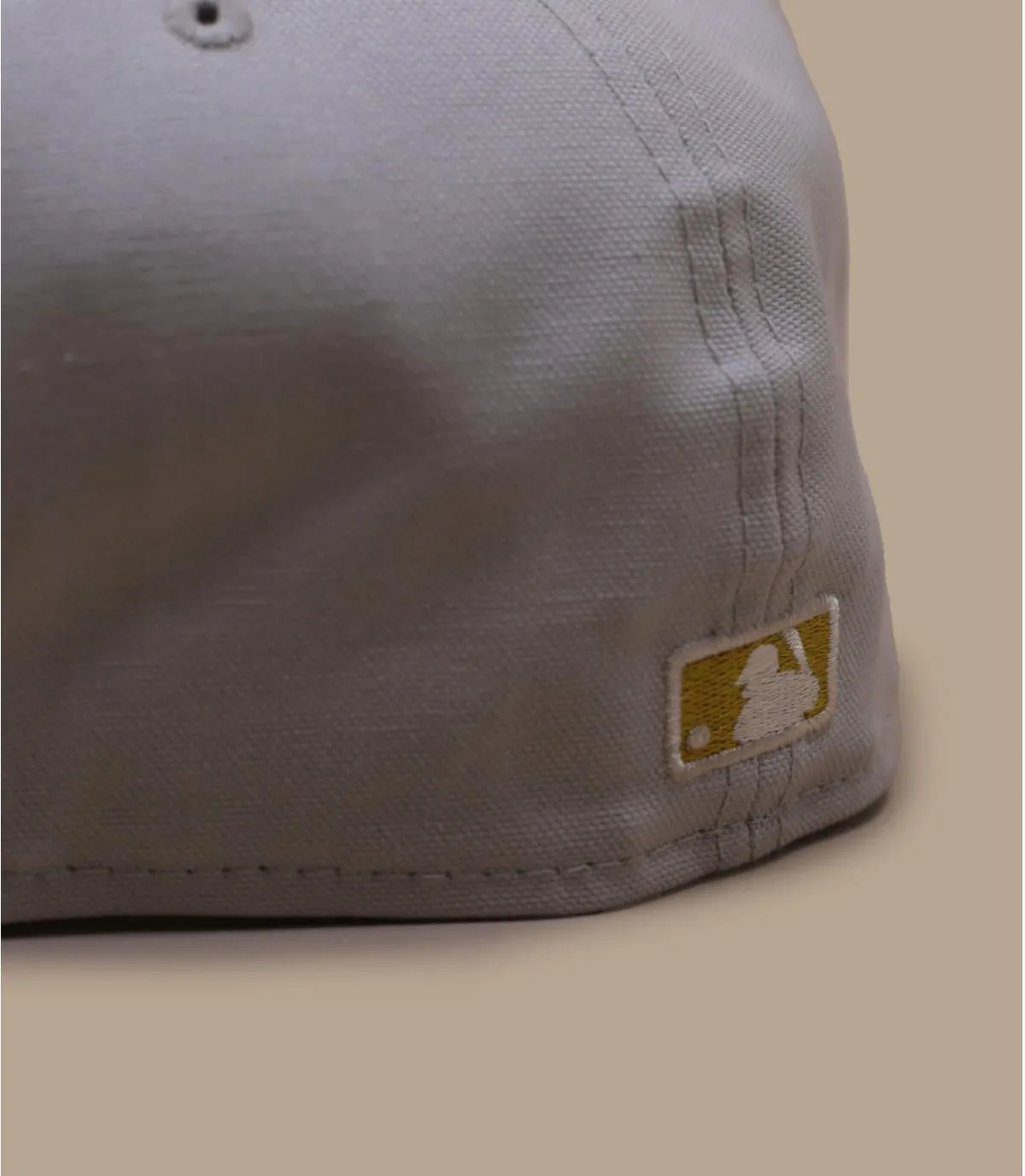 Casquette fitted patch NY beige - Casquette Two Tone 59Fifty Side Patch NY stone New Era : Headict