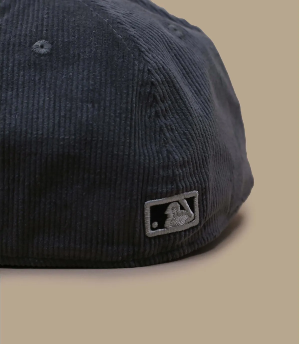 Casquette fitted SOX gris noir côtelé - Casquette Cord 59Fifty Sox gray black New Era : Headict