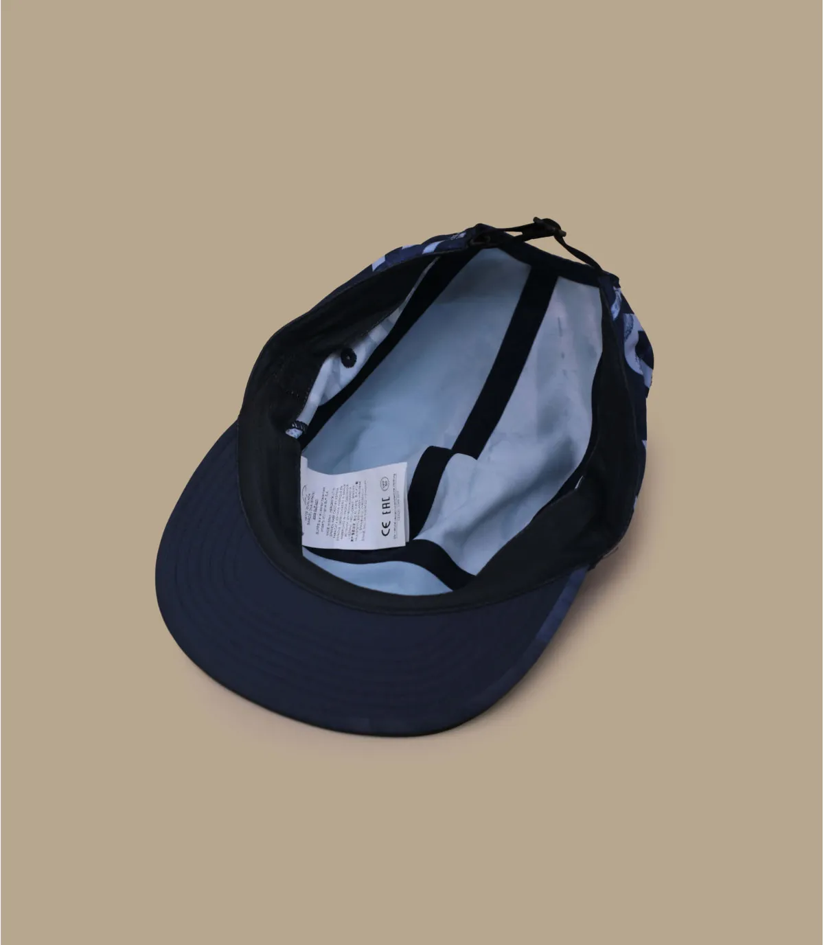 Casquette five panel bleue eco-responsable - Casquette 5 Panel Go arius bue Buff : Headict