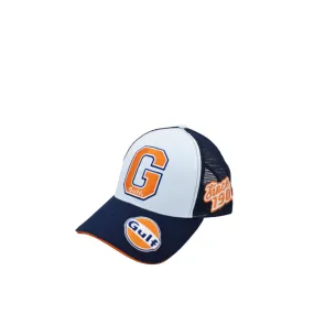 Casquette GULF Trucker Varsity bleue GUF24_CAS_TRV