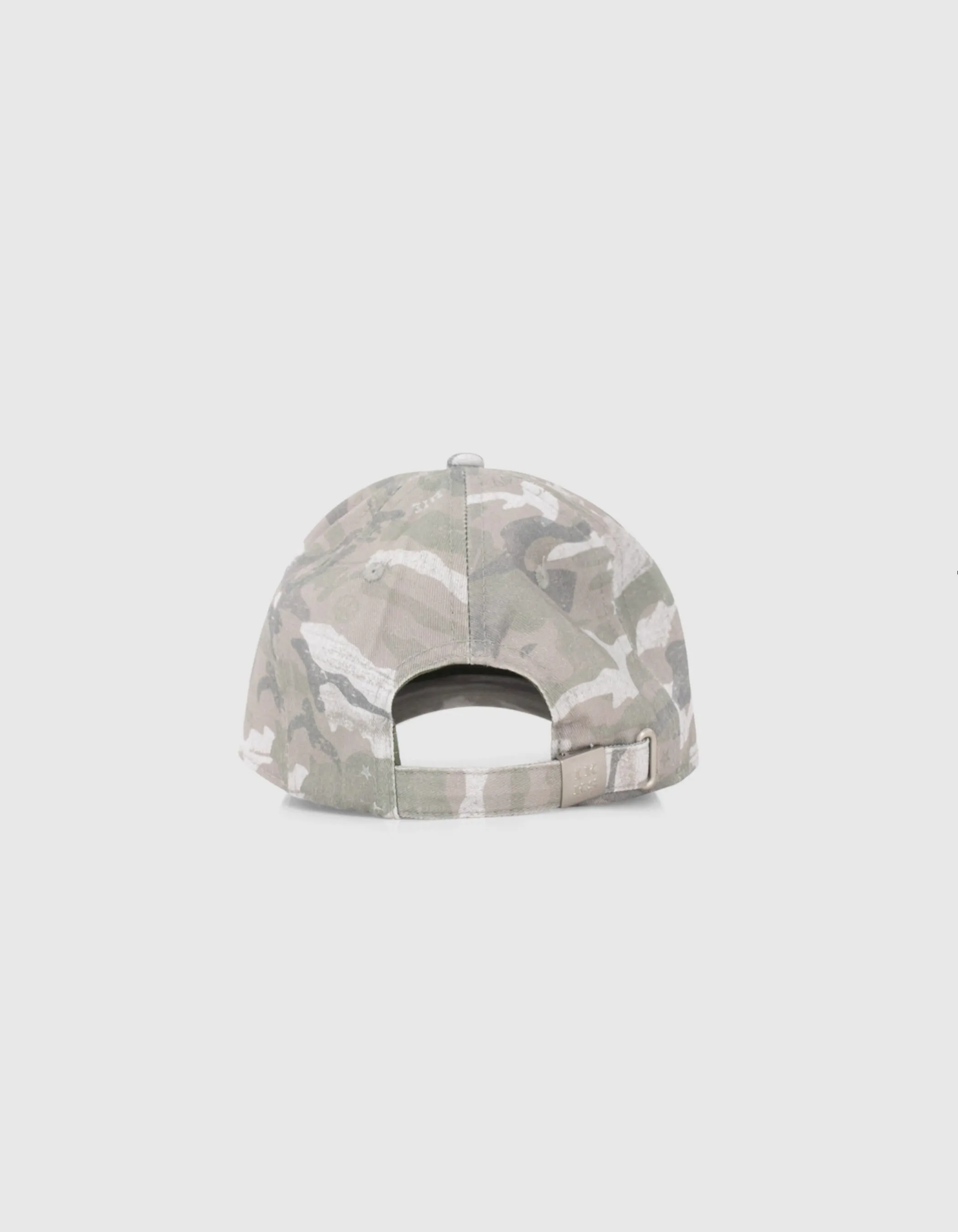 Casquette kaki camouflage avec broderies fille