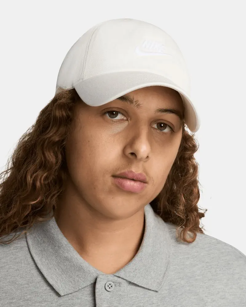 Casquette Nike Club Blanc Crème pour adulte