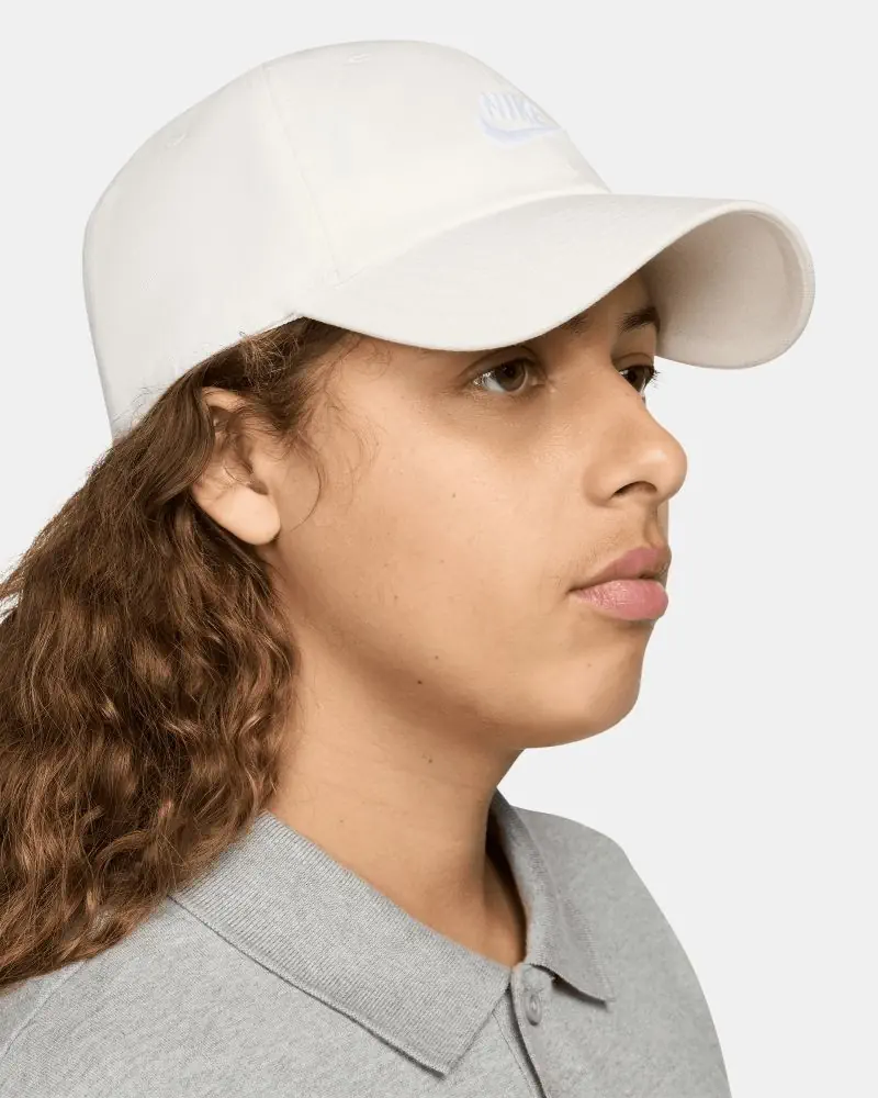 Casquette Nike Club Blanc Crème pour adulte