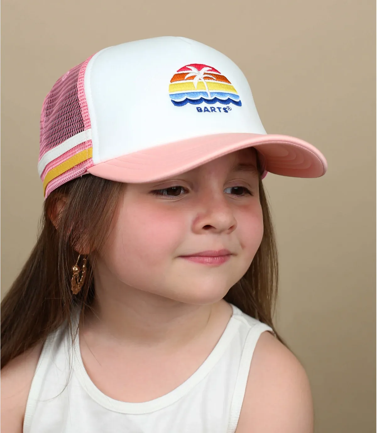 casquette trucker enfant rose - Club Kids pink Barts : Headict