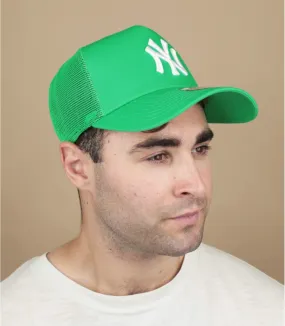 Casquette trucker NY verte - Casquette League Ess Trucker NY green New Era : Headict