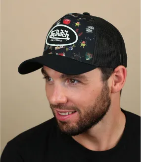 casquette trucker tatouages - Trucker Tattoo black Von Dutch : Headict