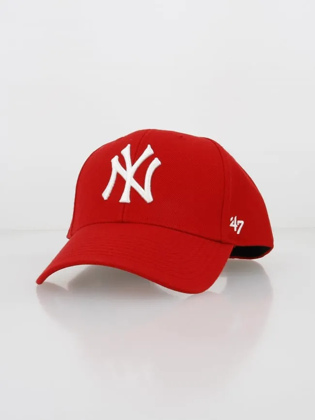 Casquette yankees snapback rouge - 47 Brand | wimod