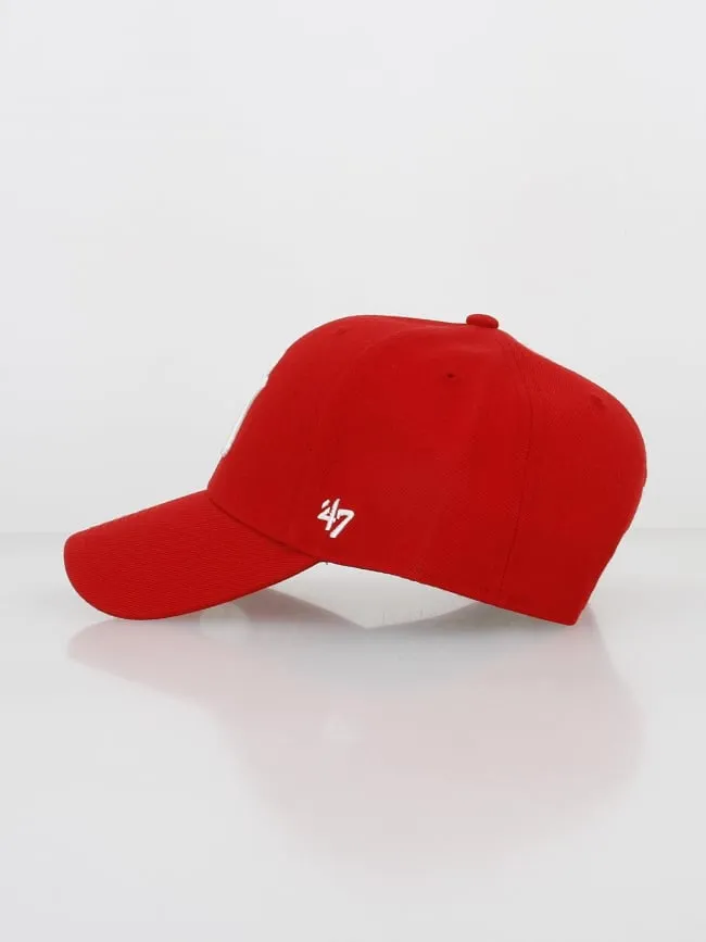 Casquette yankees snapback rouge - 47 Brand | wimod